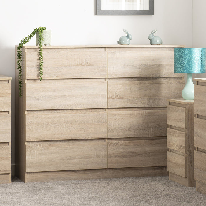 Malvern 8 Drawer Chest - Sonoma Oak Effect image 5