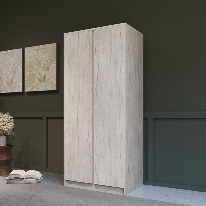 Malvern 2 Door Wardrobe - Urban Snow image 11