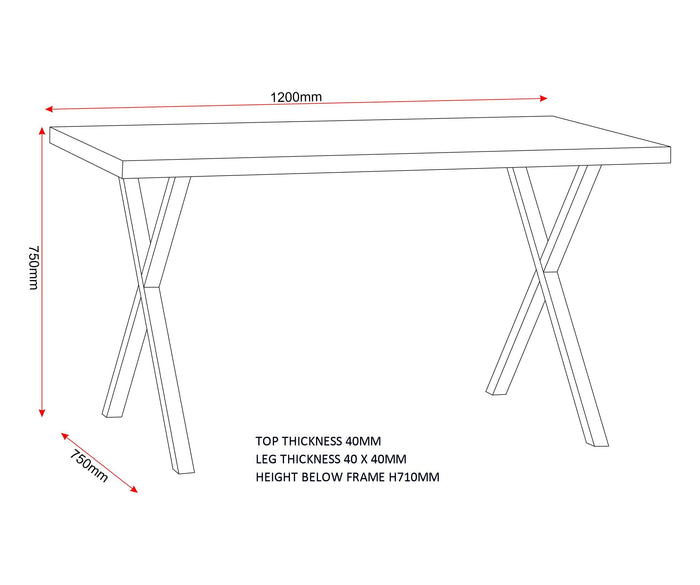 Buxton Dining Bench Set - Light Oak Effect/Black image 3