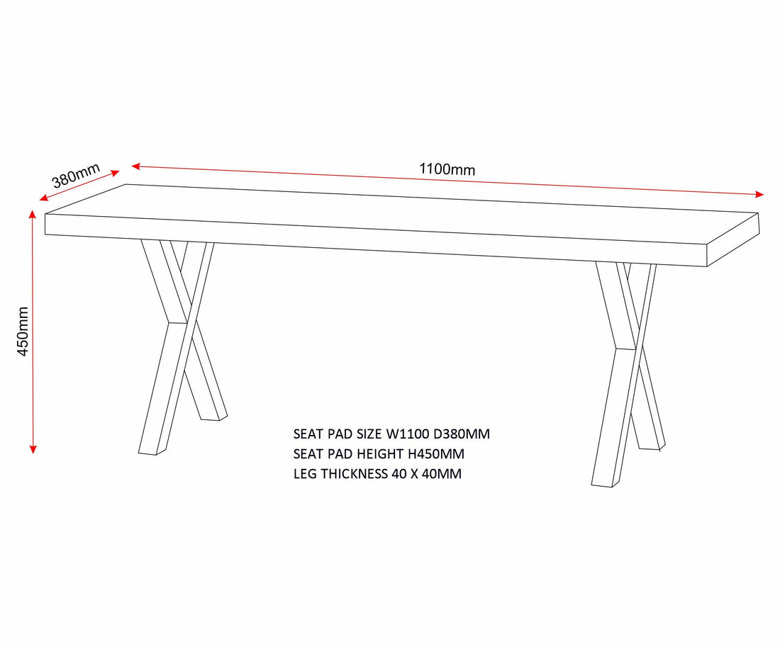 Buxton Dining Bench Set - Light Oak Effect/Black image 2