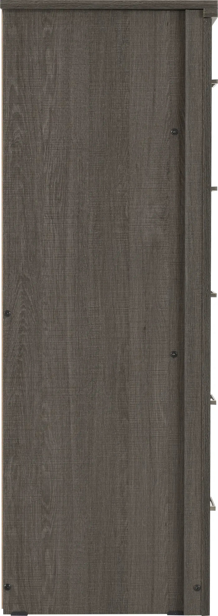 Lisbon 5 Drawer Narrow Chest - Black Wood Grain image 5