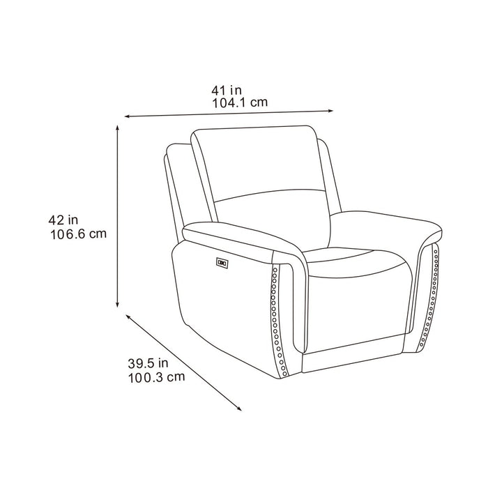 Majestik Armchair image 5 - EU-70715BM - chair - line drawing
