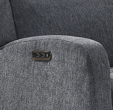 Alabama 2C2 Modular Corner Sofa - Charcoal image 2 - ALABAMA buttons close up