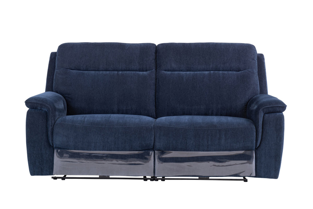 Havana 3 Seater Electric Sofa - Blue image 1 - HAV03BLUE.