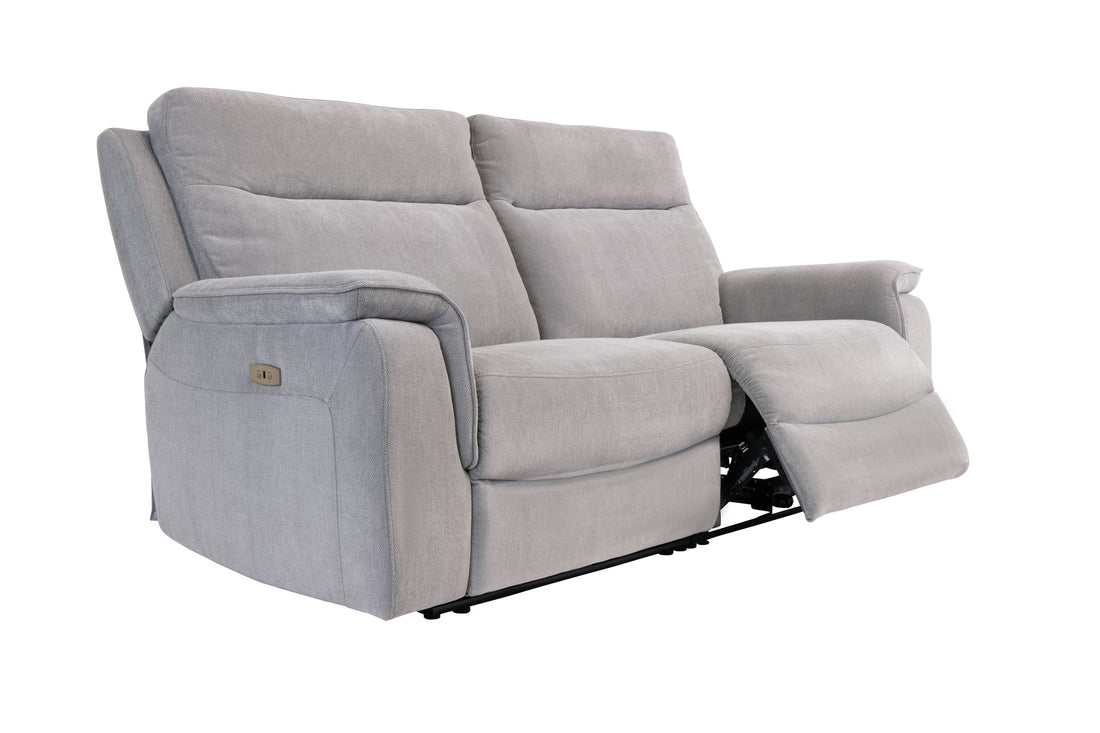 Havana 3 Seater Electric Sofa - Silver Grey image 1 - HAV03SILVERGREY