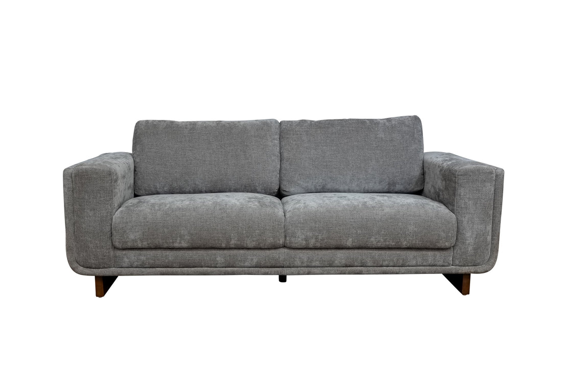 Selby 3 Seater Sofa - Grey image 2 - sel03grey face on