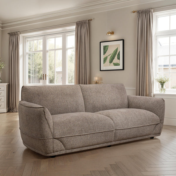 Tamson 3 Seater Sofa - Pebble image 1 - tam03pebble lifestyle 1