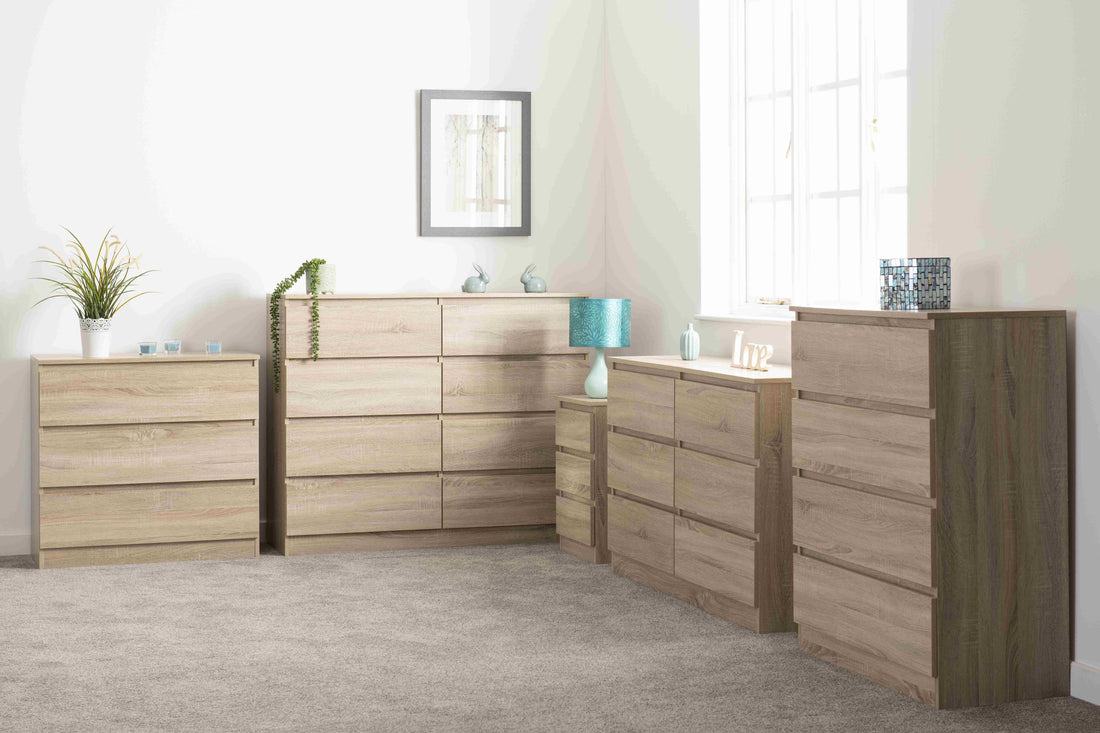 Malvern 6 Drawer Chest - Sonoma Oak Effect image 3