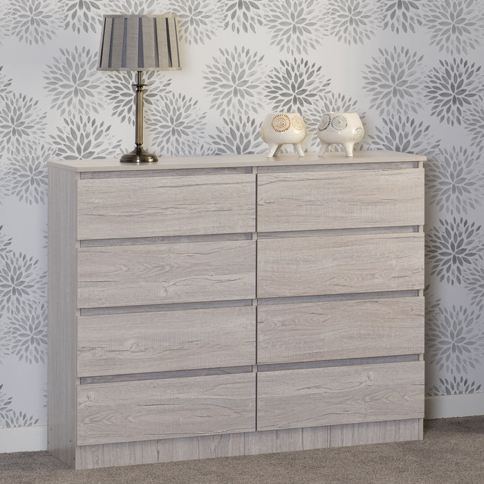 Malvern 8 Drawer Chest - Urban Snow image 4