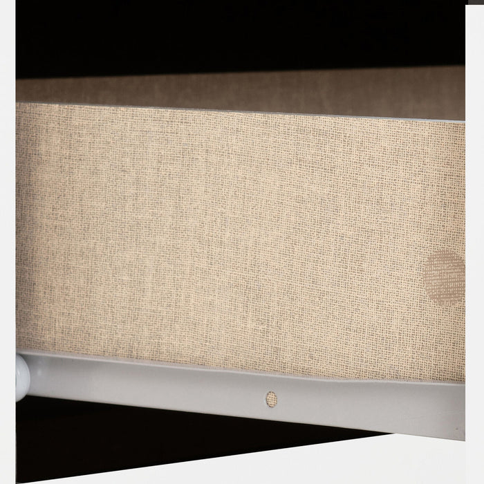 Nevada 3 Door 2 Drawer Wardrobe - White Gloss image 4