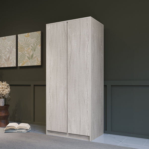 Malvern 2 Door Wardrobe - Urban Snow image 1