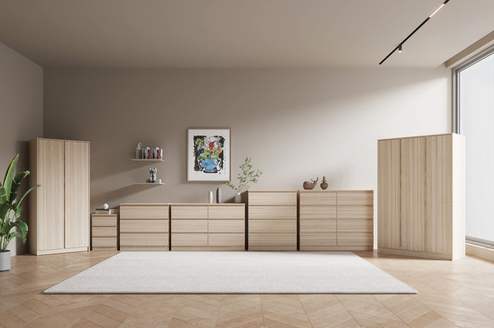 Malvern 3 Drawer Chest - Sonoma Oak Effect image 5
