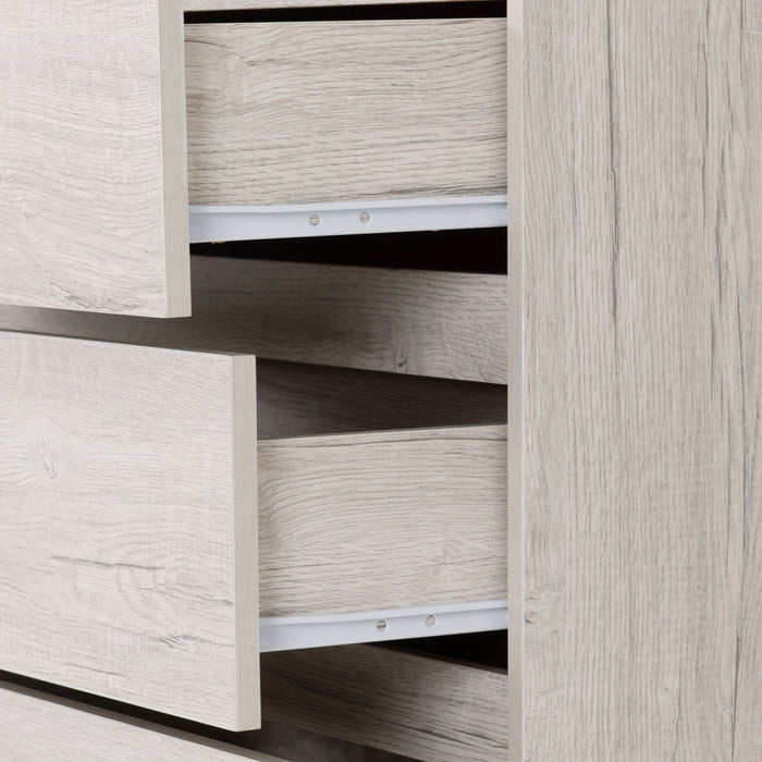 Malvern 3+2 Drawer Chest - Urban Snow image 4