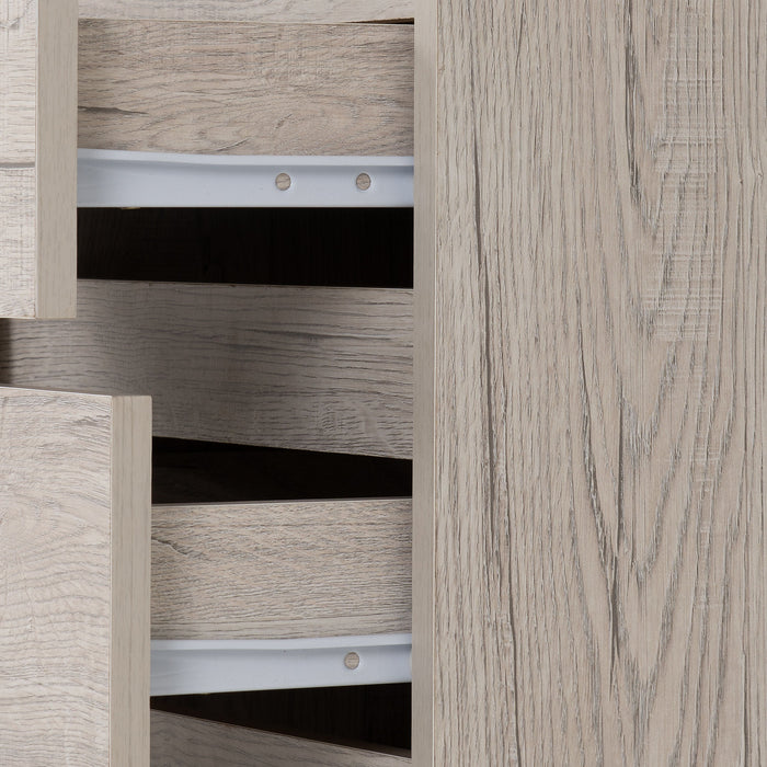 Malvern 3 Drawer Bedside X2 - Urban Snow image 5