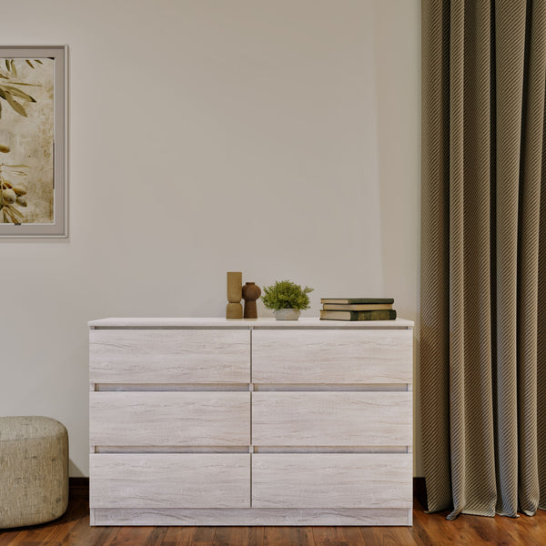 Malvern 6 Drawer Chest - Urban Snow image 11