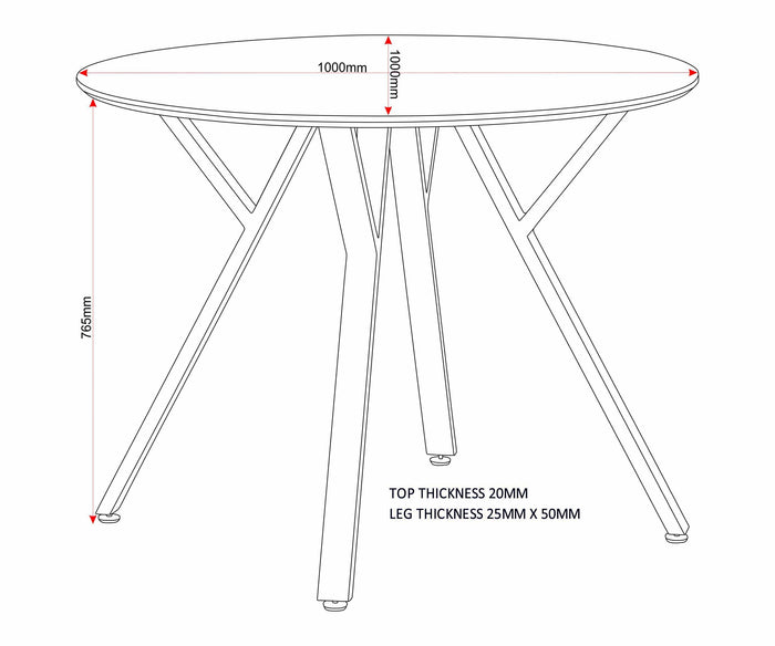 Athens Round & Avery Dining Set (X4 Chairs) - Concrete/Sapphire Blue Velvet image 3