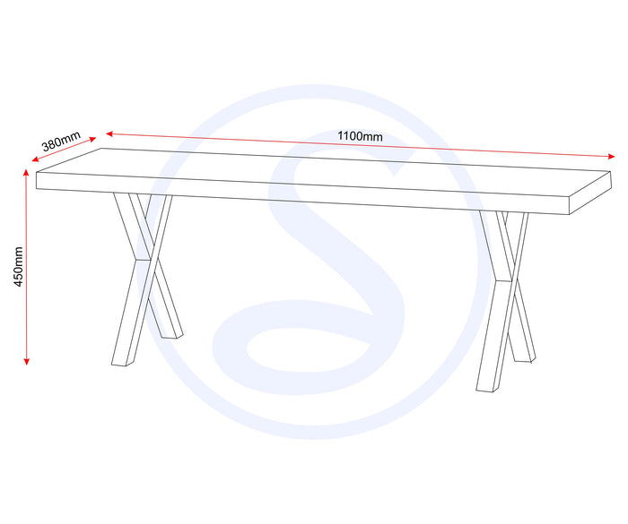 Buxton Dining Bench Set - Light Oak Effect/Black image 4