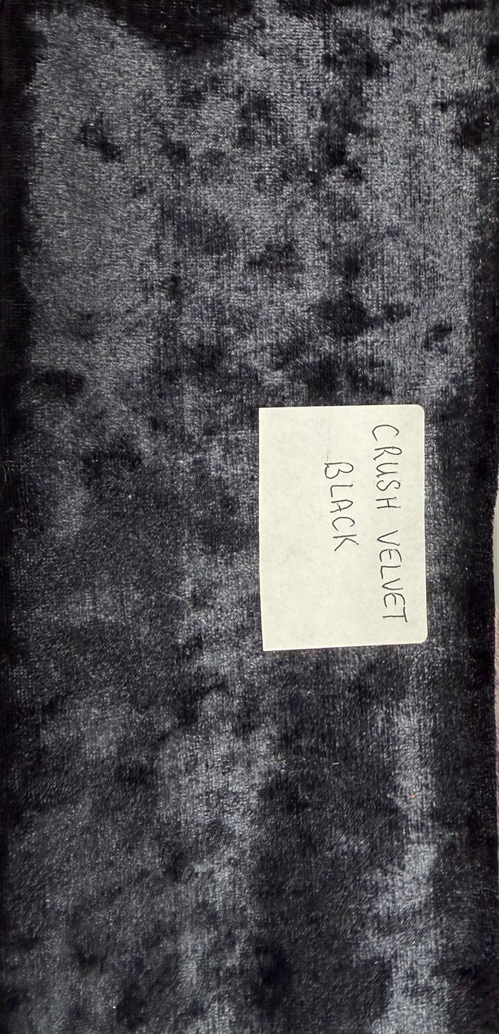 Dual Season Divan Set image 5 - crush velvet black