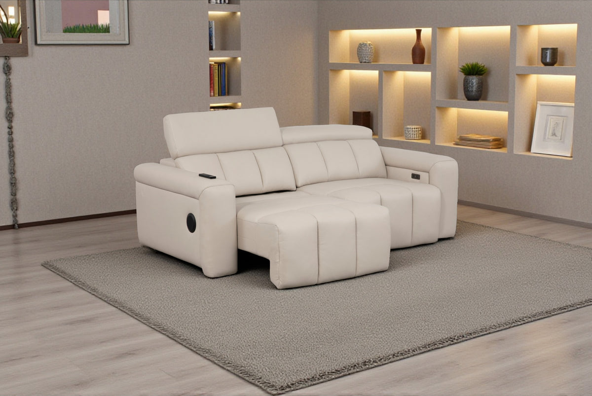 Dallas 3 Seater Sofa - Beige image 1 - DALLAS-3seater-mech-bg1 (2)