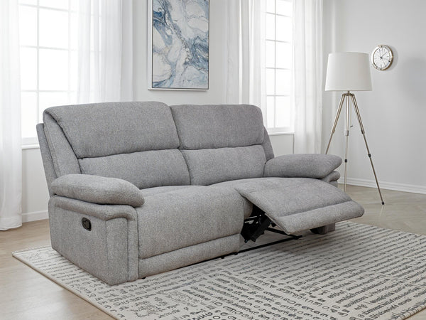 Bexley 3 Seater Sofa - Grey image 1 - bex03grey lifestyle.