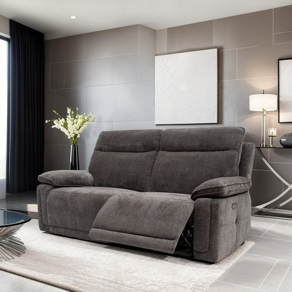 Cadenza 2 Seater Sofa - Charcoal image 1 - CAD02CHARCOAL Roomshot