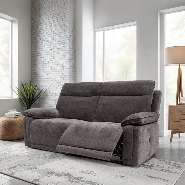 Cadenza 3 Seater Sofa - Charcoal image 1 - CAD03CHARCOAL Roomshot