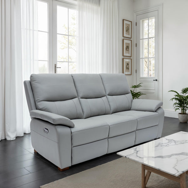 Cannes 3 Seater Sofa - Grey image 1 - can03grey lifestyle