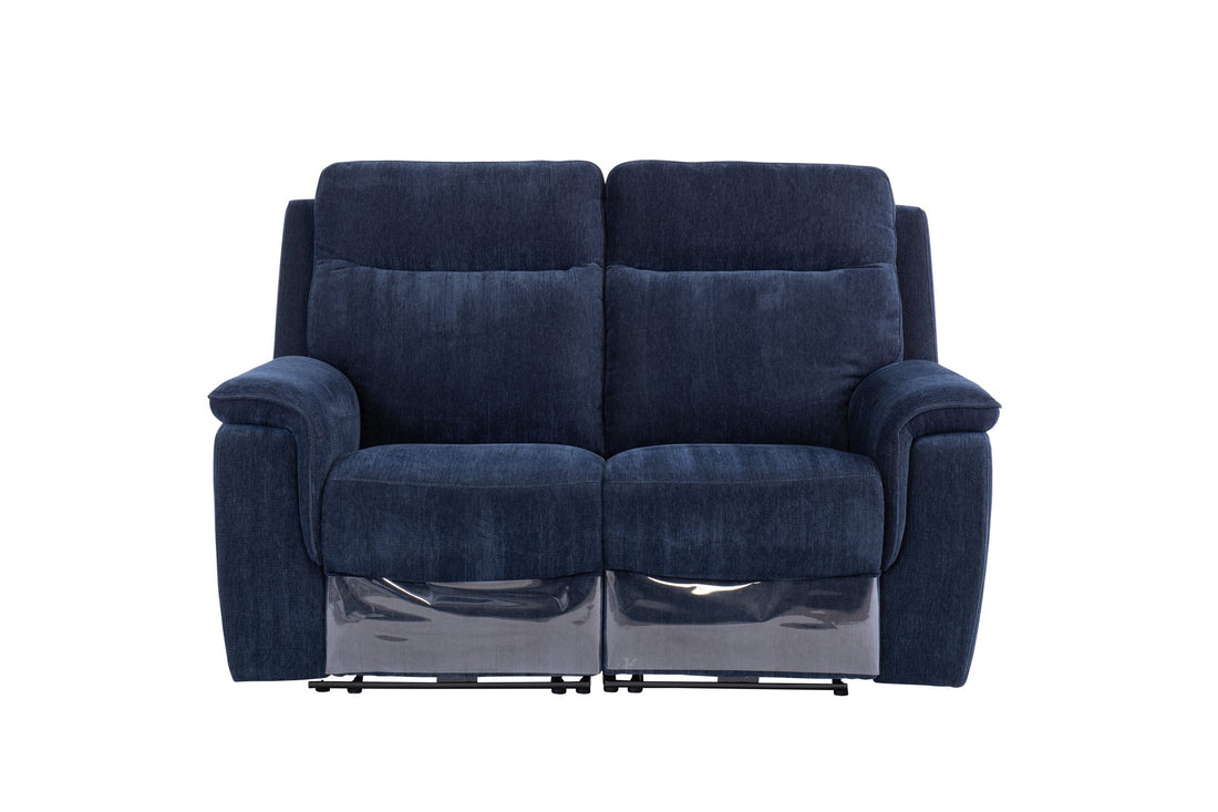 Havana 2 Seater Electric Sofa - Blue image 1 - HAV02BLUE