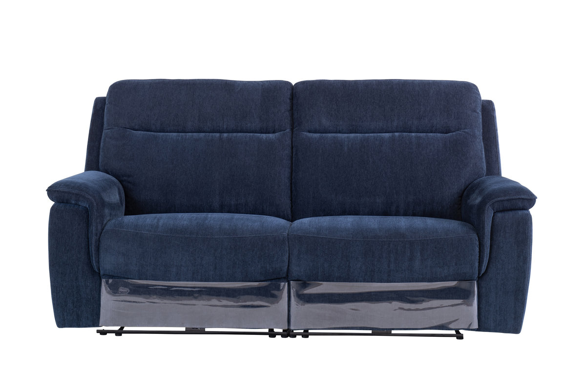 Havana 3 Seater Electric Sofa - Blue image 1 - HAV03BLUE.