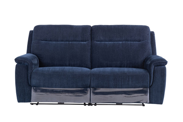 Havana 3 Seater Electric Sofa - Blue image 1 - HAV03BLUE.