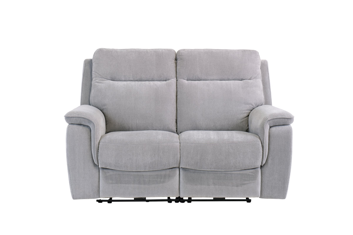 Havana 2 Seater Electric Sofa - Silver Grey image 1 - HAV02SILVERGREY