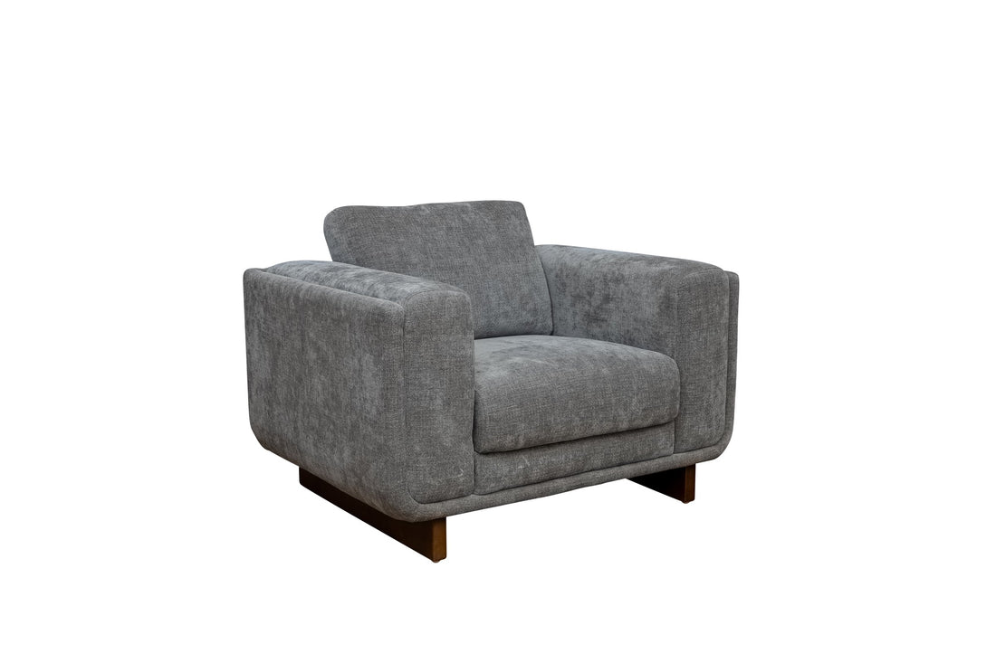 Selby Armchair - Grey image 1 - sel01grey.