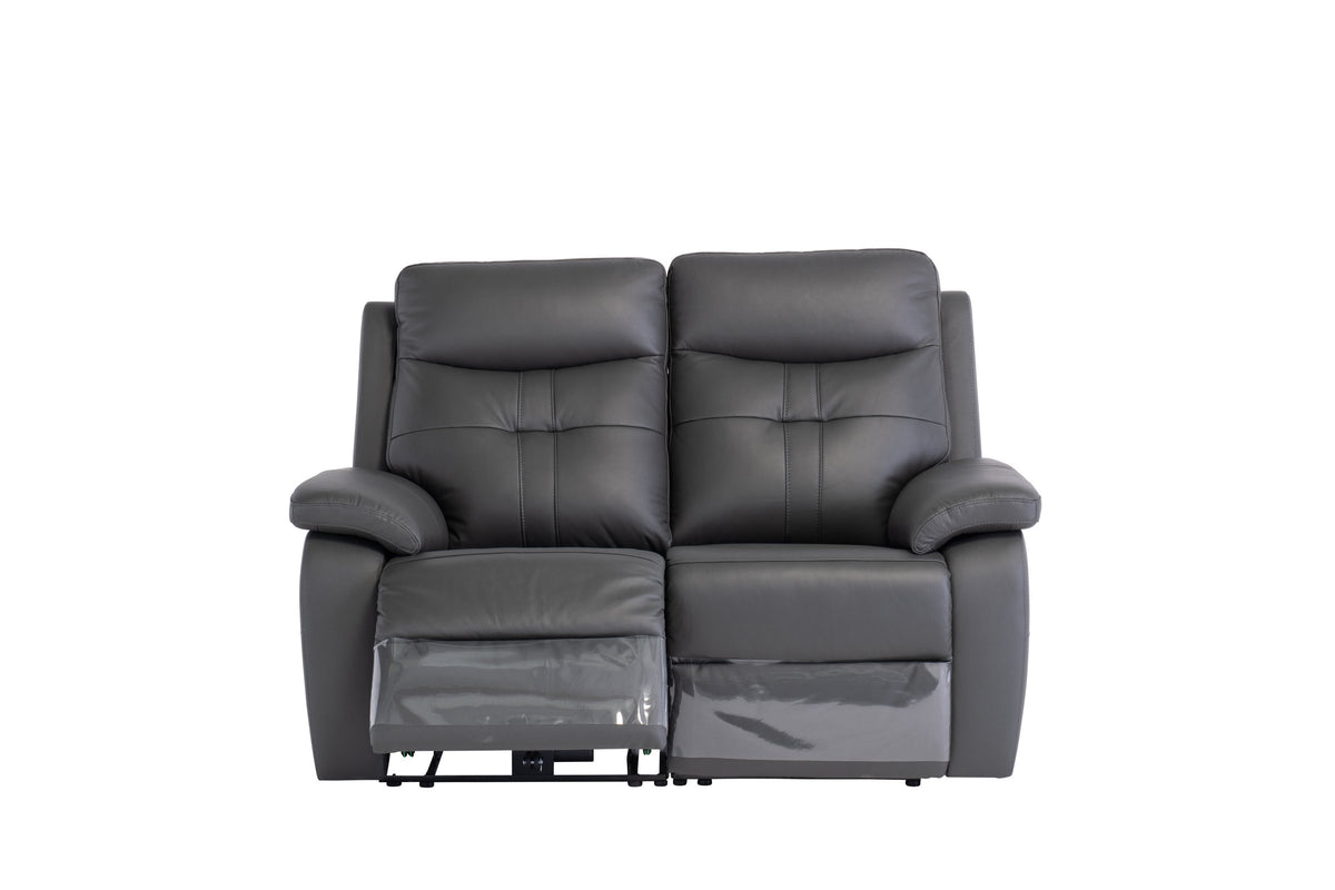 Sophia 2 Seater Electric Sofa - Charcoal Grey image 1 - sop02charcoal