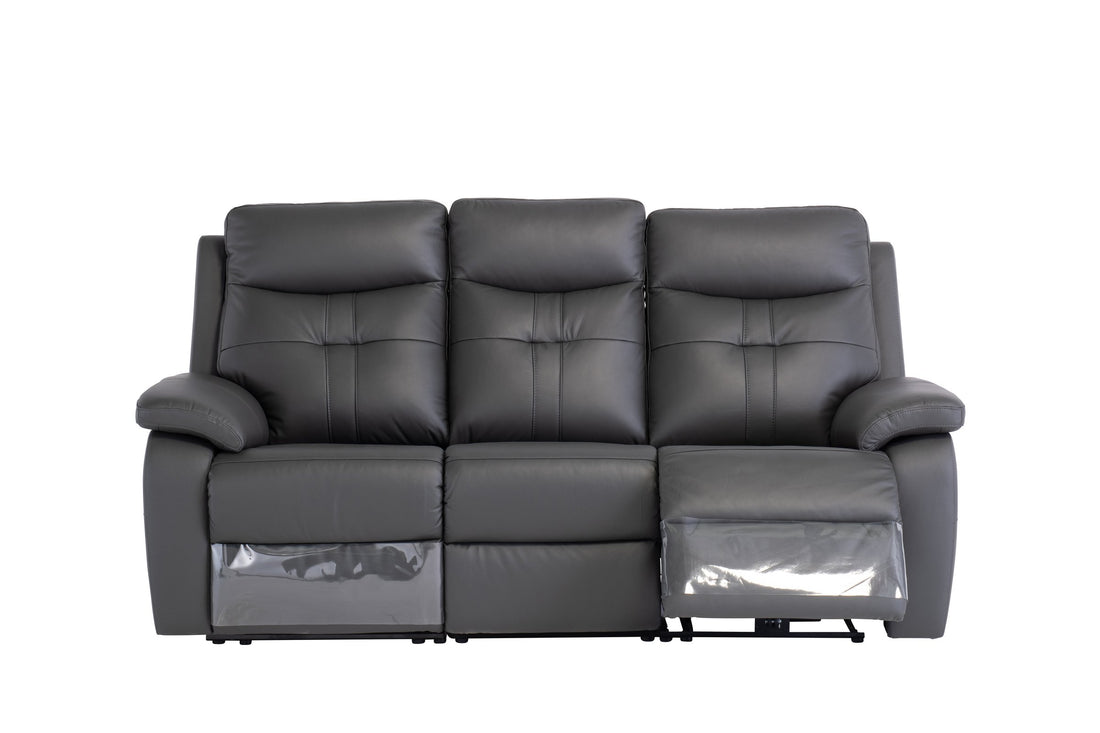 Sophia 3 Seater Electric Sofa - Charcoal Grey image 2 - sop03charcoal