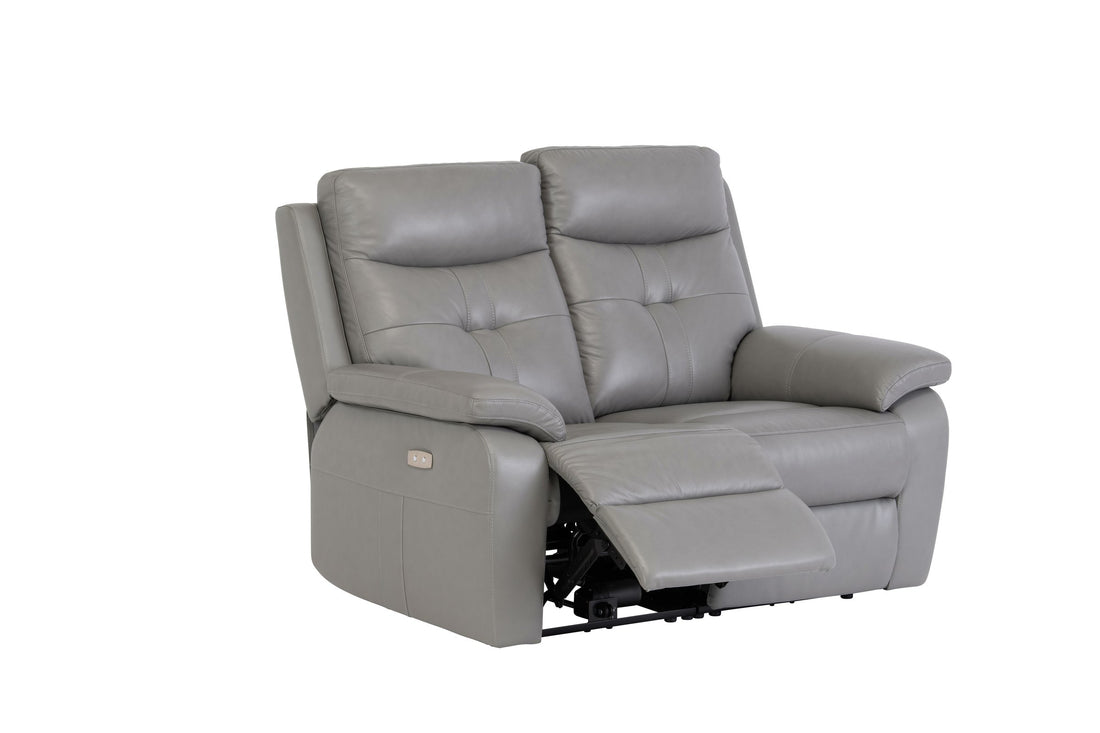 Sophia 2 Seater Electric Sofa - Silver Grey image 2 - sop02grey - reclined